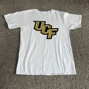 UCF Central Florida Knights Shirt Mens Small White NCAA Short Sleeve KA